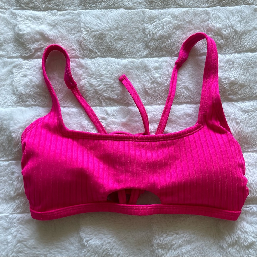 Target Pink Bikini Top